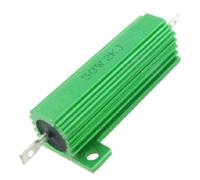 2 x résistances bobinées à boîtier en aluminium 50W 2K Ohm 5% montées sur châssis (2 x chasis montado 50W 2K Ohm 5% Aluminio Resistencias bobinadas Composants consommateurs d'énergie