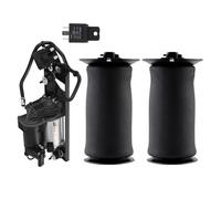 2 x Ressort de Suspension pneumatique pour BMW 5 E61 37126765603 + 1 Compresseur Pompe 37106793778
