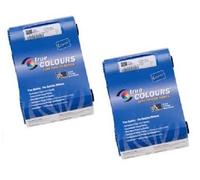 2 X RIBBON D'Impression Zebra True Colours P100i P110i 800017-201 NOIR