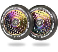 2 X Root Industries Honeycore Stunt-Scooter Rouleau 110mm Neochrome Arc PU /