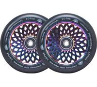 2 X Root Industries Lotus Stunt-Scooter Roues 110Mm Neochrome Rainbow