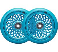 2 X Root Industries Lotus Stunt-Scooter Roulettes 110mm Bleu Radiant