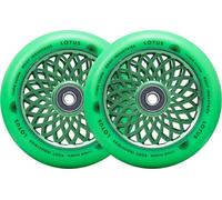 2 X Root Industries Lotus Trottinette Roulage 110MM Radiant Vert/Pu Vert