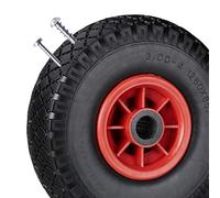 2 X Roue de Chariot / Diable Increvable 3.00-4 (260x85) 160Kg Ø 20mm