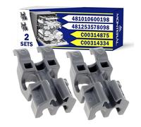 2 x Roulements Panier Inferieur Lave Vaisselle 481010600198 pour Whirlpool