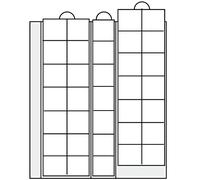 2 x Safe 7393 Feuilles supplémentaires pour pièces jusqu'à 28 mm de diamètre, par Exemple pour 2 Euro / 5 Euro