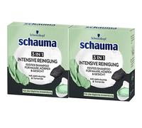 2 X Schauma 3in1 Intensif Nettoyage Fixe Shampooing Avec Charbon Actif 60g