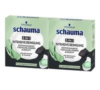 2 x Schauma 3in1 Nettoyant Intensif Shampoo Solide Charbon Actif 60g