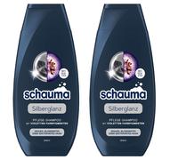 2 X Schauma Argent Brillant Shampooing Anti-gelb-stich 250ml