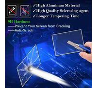 [2 x Screen Protectors for Canon EOS 6D Mark II+[2 Pieces] PET Upper Screen Protector,Tempered Glass,9H Hardness,Anti-Scratch,Bubble-Free,Anti-Fingerprint,Easy Installation