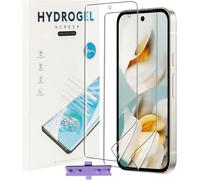 2 X Screen Protectors For Google Pixel 9a (No Tempered Glass), Flexible Soft Hd Hydrogel Film, Anti-Scratch, Compatible With Fingerprint Reader, Bubble-Free, Easy To Install