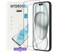 2 X Screen Protectors For Iphone 16 Plus (No Tempered Glass), Flexible Soft Hd Hydrogel Film, Anti-Scratch, Compatible With Fingerprint Reader, Bubble-Free, Easy To Install