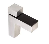 2 x SO-TECH® Taquet Étagère Verre HULK Chrome opaque Taquet Étagère Verre Console pour étagère en verre ou bois jusqu'à