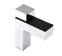 2 x SO-TECH® Taquet Étagère Verre HULK Chrome poli Taquet Étagère Verre Console pour étagère en verre ou bois jusqu'à 45