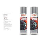 2 x Sonax 03402000 caoutchouc aide-soignant Entretien 300 ml