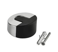 2 x SOTECH Butoir de Porte JEAN Chrome poli Ø 45 mm Hauteur 25 mm Butée de Porte pour fixation au sol