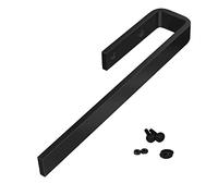 2 x SOTECH Porte-Serviettes PELI pour Montage sur Armoire Aluminium Massif revêtu par Poudre Noir Longueur: 325 mm Hauteur: 30 mm Largeur: 65 mm Entraxe 64 mm