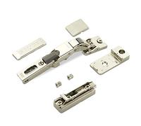 2 x SOTECH Salice charnières universelles Push Open pour portes fines à partir de 8 mm d'épaisseur 110° compris plaque de montage linéaire hauteur 6 mm avec vis euro