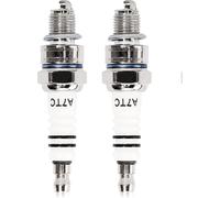 2 x Spark Plug A7TC C7HSA Compatible with GY6 50cc 70cc 90cc 110cc 125cc 140cc 150cc ATV Moped Quads Go Kart Scooter 4 Wheeler Pit Bike Dirt Bike Buggy Taotao ATC110 4 Stroke Engines