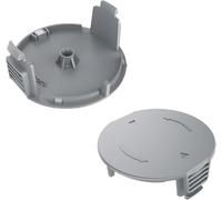 2 X Spool Caps Compatible With Universalgrasscut 18/ 18v-26/ 18v-260,1600a01r5j Lawnmower Cap