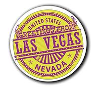 2 x Stickers muraux en vinyle brillant ? Las Vegas Nevada USA Voyage iPad Ordinateur Portable en # 4069 - 10cm x 10cm