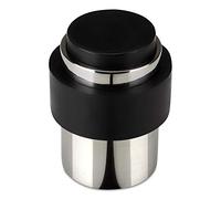 2 x STOPPLA® Butoirs de Porte SKOLL Acier Inox poli Ø 35 mm Hauteur 45 mm pour le Sol et le Mur - Solide Butoir pour le