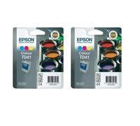 2 x stylet multicolore original Epson T041 color C62 CX3200 - o.V.