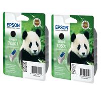 2 x stylet original Epson T0501 S020093 S020187 noir 600 640 660 670 - o.V.