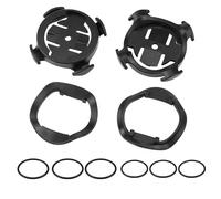 2 x Support Vélo Quart de Tour Compatible pour Garmin Edge 130 200 500 510 | 520 530 800 810 1000 XOSS iGPSPORT iGS50 Bryton BouGPeng Ordinateur GPS Vélo Support de Guidon de Montage avec Élastiques
