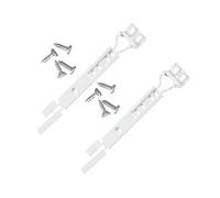 2 x Supports de fixation de porte de réfrigérateur et congélateur - Kit de fixation coulissant - Compatible avec Faure - 4055372405 & 2230349017 & 2230349041 & 4055372405 & 50217888002 & 502259310310
