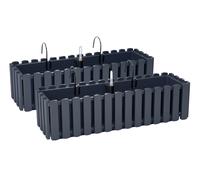 2 x supports de jardinière 60 cm indicateur de niveau d'eau boîte de balcon a...