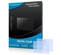 2 x SWIDO Crystal Clear Film protecteur d'écran pour Rollei Racy Full-HD - Qualité supérieure (limpide, revêtement dur adhésif, montage sans bulles)