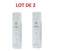Straße Game 2 X Télécommande Wiimote plus (Motion plus inclus) pour Nintendo Wii et Wii U - Blanc