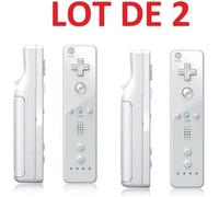 2 X Télécommande Wiimote pour Nintendo Wii et Wii U - Blanc - Straße Game ®