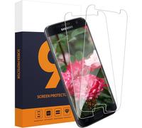 2 X Tempered Glass For Samsung Galaxy S7, Curved Edges 2.5d, 9h Hardness, High Sensitivity Glass Protection, Anti-Oil, Bubble Free, Transparent Hd Samsung S7 Screen Protector