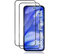 2 X Tempered Glass Screen Protector Films For Google Pixel 9a, Ultra Hd 9h Hardness, Anti-Scratch, Bubble-Free, 2.5d Black
