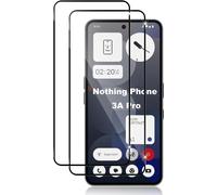 2 X Tempered Glass Screen Protector Films For Nothing Phone 3a/3a Pro, Ultra Hd 9h Hardness, Anti-Scratch, Bubble-Free, 2.5d Glass Protector - Black