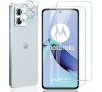 2 X Tempered Glass Screen Protector For Motorola Moto G84 With 2 Pieces Rear Camera Protector, 9h Hardness Bubble-Free Screen Protector, Ultra Hd Tempered Glass Film