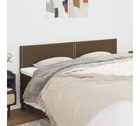 2 x Têtes de Lit Gris Foncé 72x5x78/88 cm Tissu Meubles de Chambre vidaXL