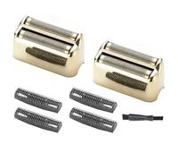 2 x têtes de rasoir et 4 x double feuille avec 1 brosse compatible avec rasoir BaByliss PRO Double Foil, BaBylissPRO FXFS2, rasoir de rechange
