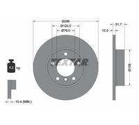 Textar Disque de frein 92055503 plein – 2x pour BMW Série 3 E36 (1990-2003)