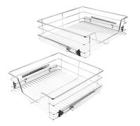 2 x Tiroir telescopique POPS Tiroir de cuisine 60 cm Panier de Cuisine