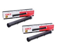 2 X Toner Original OKI Okifax 4500 4550 4580 Okipage 6W 8W 8P / 00079801 Type 6