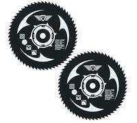 2 x TopsTools CS11560T Lames de scie HSS 115 mm 60T Alésage 9,5 mm Compatible avec Worx WorxSaw XL Worx WX427 WX429 WX437 WX439 WX531 400 W 700 W