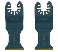 2 x TopsTools FA35ACT_2 Lames en carbure de tungstène à changement rapide pour métaux lourds compatibles avec l'outil multifonction Dewalt Stanley Bosch Fein (non StarLock) Worx (changement rapide)