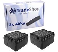 2 x Trade Boutique Premium Caméra Batterie Li-ion pour Panasonic, HDC-SX5, HDC-DX1, HDC-SX5 DX3 HDC-SD5 dx1eg S HDC-SD100 SD1 HDC-SD3, HDC-SD100, HDC-SD600 SD7 HDC-SD100 SD9 HDC-TM350,