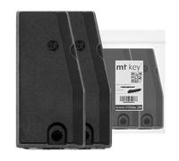 2 x transpondeur de clé de voiture Texas Crypto 4D / Type : ID69 4D69 (ID4D69) / Matériau : carbone / Programmable pour moteurs Yamaha