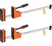 2 x Travail du bois Pince à barre 914mm - Kit de pinces parallèles Orange - Outils de menuiserie et d'artisanat