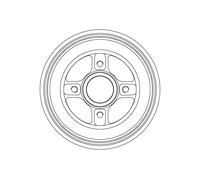 TRW DB4575B Tambour de frein