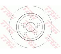 2 x TRW DF6331 Disque de frein pour TOYOTA